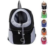 behound Dog Carrier Backpack, Summer Dog Backpack,Breathable Dog Backpack Carrier for Small Medium Dogs Cats 0-26 Lbs,Travel Dog Packs for Hiking Walking Biking Camping (L(7-12kg),Black)