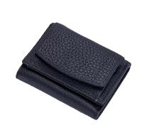behound New Genuine Leather RFID Blocking Card Holder Organizer Pocket Mini Wallet,Preliminaryt-Premium Leather Wallet for Men,Anti-Credit Card Fraud Folding Mini Wallet organizer (Black)