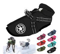 behound Pawbibi Sport - Waterproof Winter Jacket with Built-in Harness, Pawbibi Dog Warm Jacket with Harness, Fashion Sports Dog Coats for Small and Large Dogs Winter Waterproof (XL,Black)
