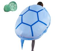 behound Snuggly Turtle Wear, Aqua Cuddles Turtle Pillow, Turtle Shell Pillows, Turtle Shell Doll Wearable Pillow for Kids Adults, Wearable Turtle Plush Toy Funny Dress Up Creative Gifts (Blue,32 IN)