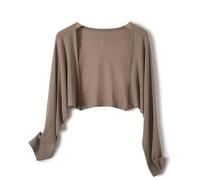 behound Sun Knit Cardigan, Women's Thin Ice Silk Coat Shawl, Women Solid Long Sleeve Thin Shawl Anti-UV (45-80kg,Camel)