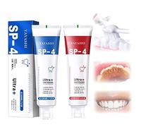 behound Yayashi SP-4 Toothpaste, SP-4 Probiotic Toothpaste, SP-4 Brightening Toothpaste Fresh Breath Toothpaste, All Smiles - Brightening & Stain Removing Toothpaste (2 pcs)