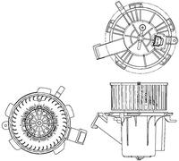MAHLE AB 132 000P Ventilador habitáculo