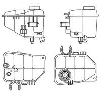 BEHR HELLA SERVICE 8MA 376 755-221 Ausgleichsbehälter, Kühlmittel
