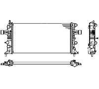 BEHR HELLA SERVICE 8MK 376 710-664 Kühler, Motorkühlung