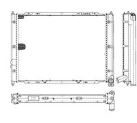 BEHR HELLA SERVICE 8MK 376 713-634 Kühler, Motorkühlung
