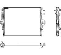 BEHR HELLA SERVICE 8MK 376 756-341 *** PREMIUM LINE *** Kühler, Motorkühlung