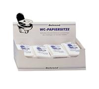 Behrend desechables asientos Papel inodoro WC Asiento - Fregadero, 10 St./20 x 10 unidades en la pantalla