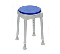 Behrend ducha taburete Deluxe, ducha silla - Taburete de baño, con tornavía, 7 x altura regulable