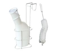 Behrend-Homecare - Botella para orina, diseño para hombre, depósito con cepillo de limpieza