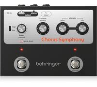 Behringer CHORUS SYMPHONY Pedal de Modulación Vintage de Los 70 con Modos BBD Chorus y Vibrato, Rango de Entrada Variable y Amplio Efecto 3D Stereo