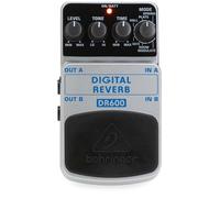 Behringer DR600 Digital Stereo Reverb Pedal with 6 Studio-Quality Effects, Dual Output Jacks, Durable Design and Intuitive Controls for Guitarists and Home Recording