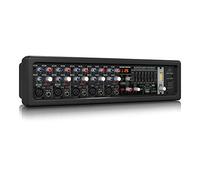 Behringer EUROPOWER PMP550M - Batidora eléctrica de 500 W y 5 canales con procesador Klark Teknik Multi-FX, sistema de detección de feedback FBQ y opción inalámbrica