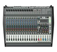 Behringer EUROPOWER PMP6000 Mezclador autoamplificado de 1600 vatios y 20 canales con procesador Dual Multi-FX y sistema de detección de retroalimentación FBQ