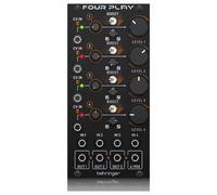 Behringer Amplificadores controlados por voltaje FOUR PLAY – Cuádruple con mezclador para Eurorack