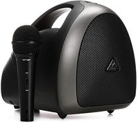 Behringer HPA40 Sistema PA portátil de 40 vatios con micrófono, opción de micrófono inalámbrico y batería recargable