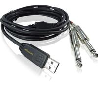 Cable de Interfaz USB - 2x Jack Mono Macho de 6.3mm - Behringer