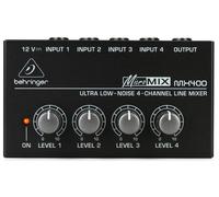 BEHRINGER MX400 Micro MIX Ultra Low-Noise 4 canales Line Mixer con...