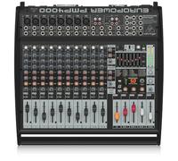 Behringer PMP4000 mezclador DJ - Mezclador para DJ (109 Db, 24 Bit, 46,875 kHz, 0,002%, 1050W, 47,6 cm) Negro