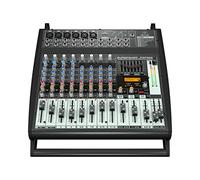 Behringer EUROPOWER PMP500 Mezclador autoamplificado de 500 vatios y 12 canales con procesador Klark Teknik Multi-FX, compresores, sistema de detección de retroalimentación FBQ y opción inalámbrica