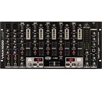 Behringer PRO MIXER VMX1000USB Mezclador de DJ profesional de 7 canales con montaje en rack con interfaz de audio/USB, contador de BPM y control VCA