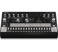 Behringer RD-6-BK Caja de ritmos analógica clásica con 8 sonidos de batería, secuenciador de 16 pasos y efecto de distorsión
