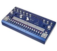 Behringer RD-6-BU Caja de ritmos analógica clásica con 8 sonidos de batería, secuenciador de 16 pasos y efecto de distorsión
