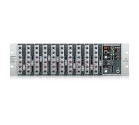 Behringer RX1202FX Premium Mezclador de rack de 12 entradas de micrófono/línea con preamplificadores de micrófono XENYX, ecualizadores británicos y procesador Multi-FX