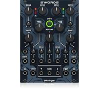 Behringer SWORDS Filtro Multimodo Analógico Dual para Sintetizadores Eurorack, Filtros Paso-Bajo, Paso-Alto, Paso-Banda y Notch para Modelado de Sonido