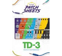 Behringer TD-3 Blank Patch Sheet Notebook: Become a more organized songwriter with this Blank Patch Sheet notebook so you can spend more time creating and less time forgetting.