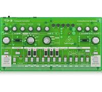 Behringer TD-3-LM Sintetizador de línea de graves analógico con VCO, VCF, secuenciador de 16 pasos, efectos de distorsión y cadena de polietileno de 16 voz, compatible con PC y Mac