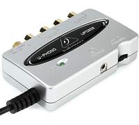 Behringer UFO202 Audiophile USB/Interfaz de audio con preamplificador de fono incorporado para digitalizar sus cintas y discos de vinilo