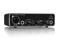 Behringer U-PHORIA UMC22 Audiophile - Interfaz de audio USB 2x2 con preamplificador de micrófono Midas