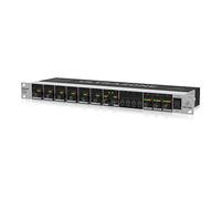 Behringer ULTRAZONE ZMX8210 V2 Mezclador de zona de línea/micrófono profesional de 8 canales y 3 buses con control remoto y puertos de enlace