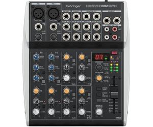 Behringer Xenyx 1002SFX Mezclador analógico de transmisión de 10 canales