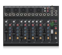 Behringer XENYX 1003B Mezclador analógico, 10 entradas, preamplificador de 5 micrófonos, funciona con pilas