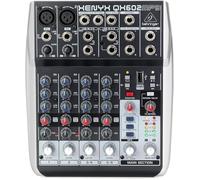 Behringer XENYX QX602MP3 Mezclador premium de 6 entradas y 2 buses con preamplificadores de micrófono XENYX, ecualizadores británicos, reproductor de MP3 y multiefectos