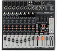 Behringer Mezclador Behringer XENYX X1222USB Premium de 16 entradas y 2/2 buses con preamplificadores y compresores de micrófono XENYX, ecualizadores británicos