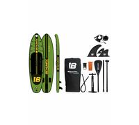 BEHUMAX, Tabla de Paddle Surf Hinchable Be Wave Mediterranean 10, 305x76x15cm, Peso de 8kg, hinchador, Mochila, Kit de reparación y Aletas Incluidas