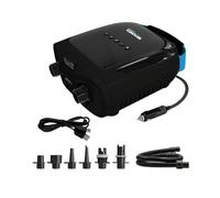 Behumax Bomba de Aire Sup Recargable 20PSI Turbo Air Be Wave Behumax, 4000mAh, Motor 110W, Flujo 300L/min, LCD, Inflado/Desinflado, Carga USB-C y Coche, para Paddle, Kayak, ala, Cometa, Tienda, Barc