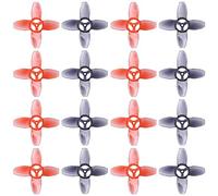 BEIEM 16 unidades para hélice Avan Tinyhawk Turtlemode 40 mm 4 hojas 1,5 mm agujero para 0802 Motor Indoor FPV Drone