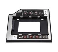 BEIEM Placa de disco duro SATA 2Nd SSD, universal, 9,5 mm, para CD/DVD-ROM, óptico, para HDD, Sataii, soporte de placas