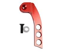 BEIEM Transmisor de metal de 4 agujeros, ajustador de balanceador de banda para Futaba Radiolink X9D RC mando a distancia, rojo vertical