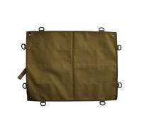 Beifeitu Soporte de parche para tablero, organizador de parches militares plegables para emblemas, uniformes, insignias del ejército, apliques con sistema Molle, anillos en D, correa envolvente