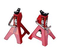 Beifenl 6 toneladas simulado de metal mini Jack Stands decoración reparación para 1/10 RC Crawler coche TRX4 axial SCX10 CC01 D90 D110