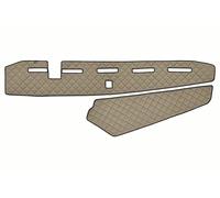 Beige Alfombra de tablero de instrumentos de cuero ecológico para FH4 Euro6 con sensor