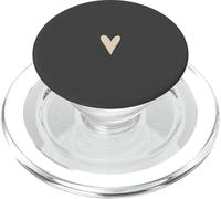 Beige Arena Tan Cute Heart Love Romantic Heart PopSockets PopGrip para MagSafe