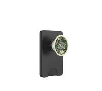 Beige Bookish Just One More Chapter Book Reading Mushroom PopSockets PopWallet para MagSafe