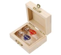 Beige Caja de Recuerdos para Bebés y Vidrio, de Madera | Conservar Hitos del Ñiño, Diseño Elegante y Sencillo, Gran Capacidad y Obsequiar a Familias