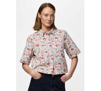Beige Camisa De Manga Corta L